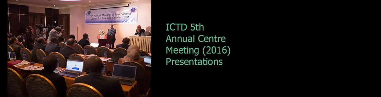 4th ICTD Annual Centre Meeting