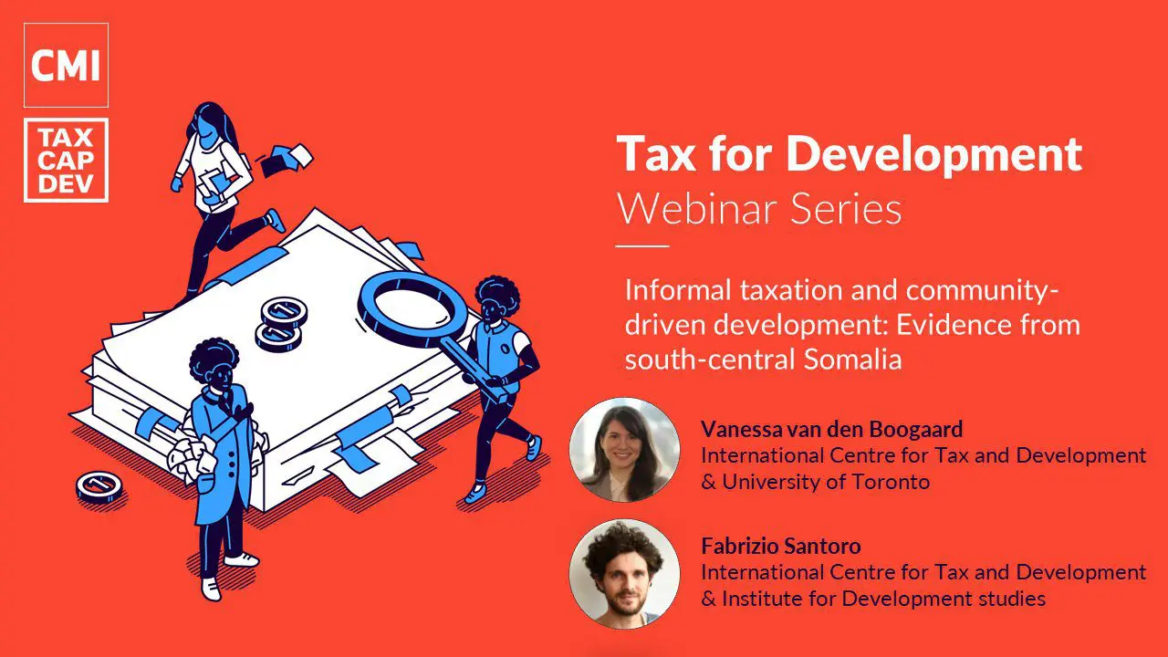 Informal taxation and community-driven development: Evidence from south-central Somalia