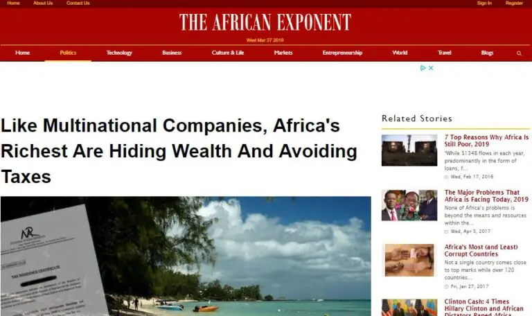 L’ICTD cité dans un article de The African Exponent