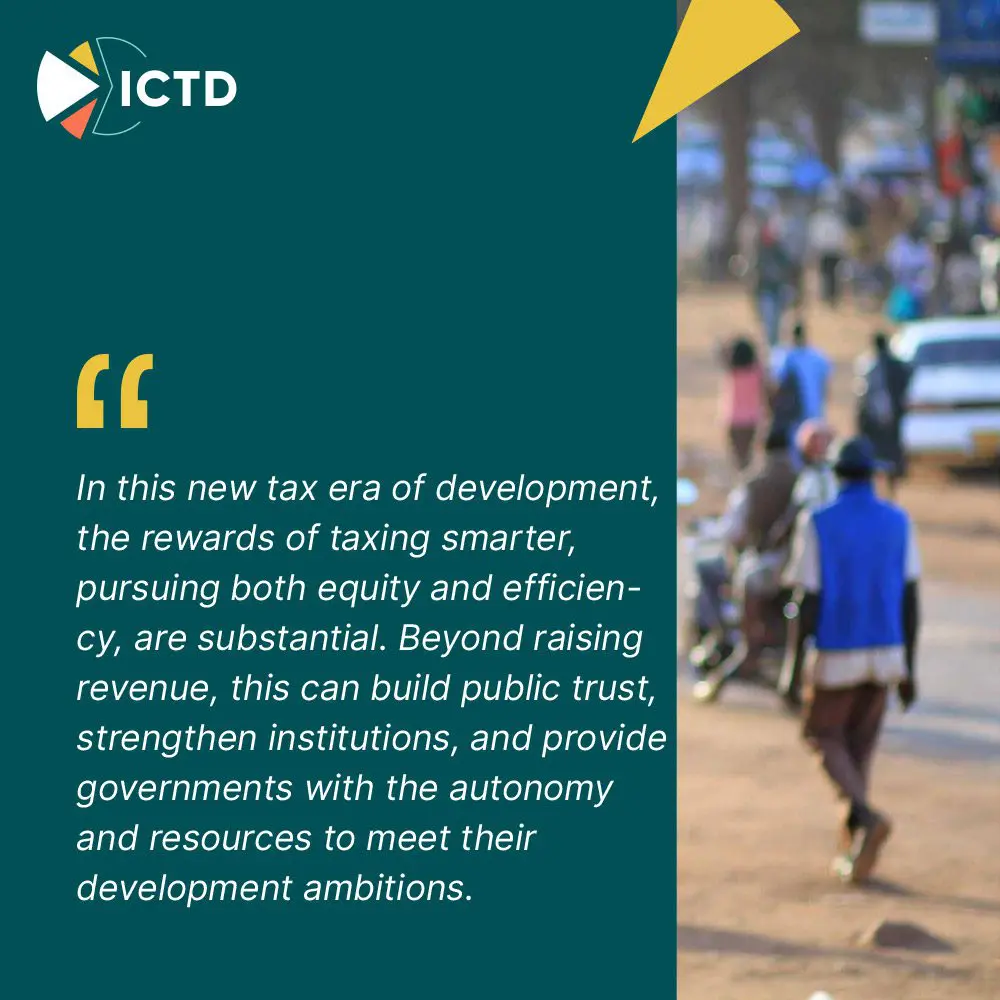 Slide 7: quote on the rewards of taxing smarter in the new tax era of development