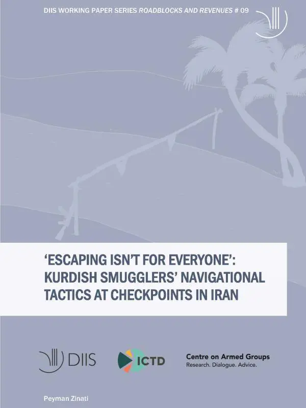 'Escaping Isn't for Everyone': Kurdish Smugglers' Navigational Tactics at Checkpoints in Iran
