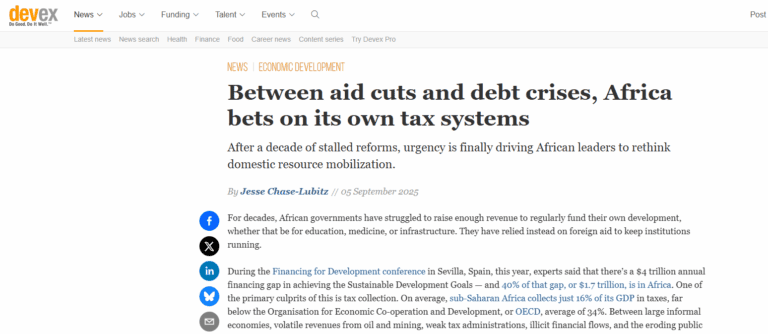 Devex cites ICTD blog on DPI in Africa
