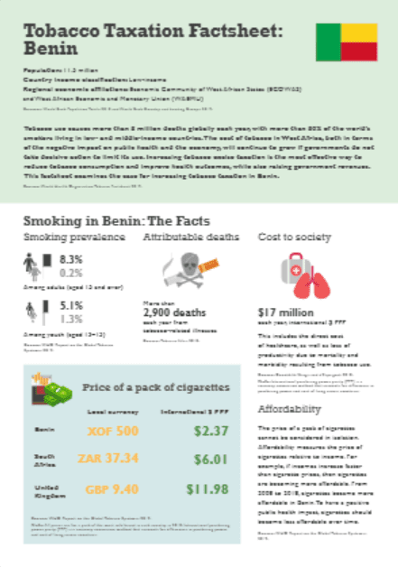 Tobacco Taxation in Benin