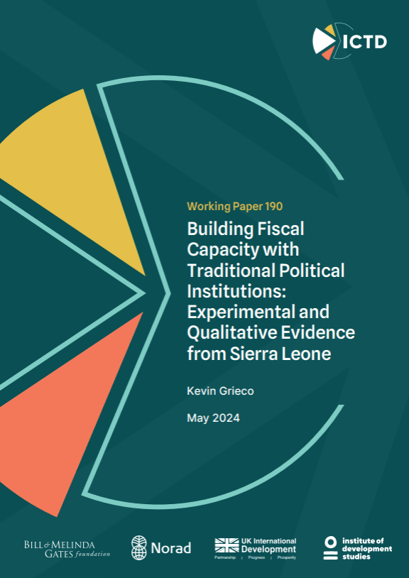 Building Fiscal Capacity with Traditional Political Institutions: Experimental and Qualitative Evidence from Sierra Leone