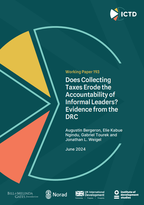Does Collecting Taxes Erode the Accountability of Informal Leaders? Evidence from the DRC