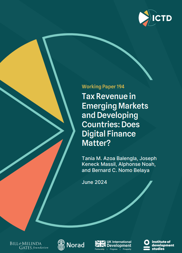 Tax Revenue in Emerging Markets and Developing Countries: Does Digital Finance Matter?