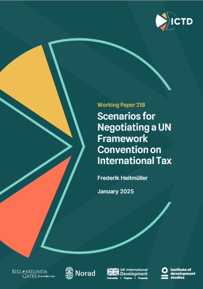 Scénarios pour la négociation d'une convention-cadre des Nations unies sur la fiscalité internationale