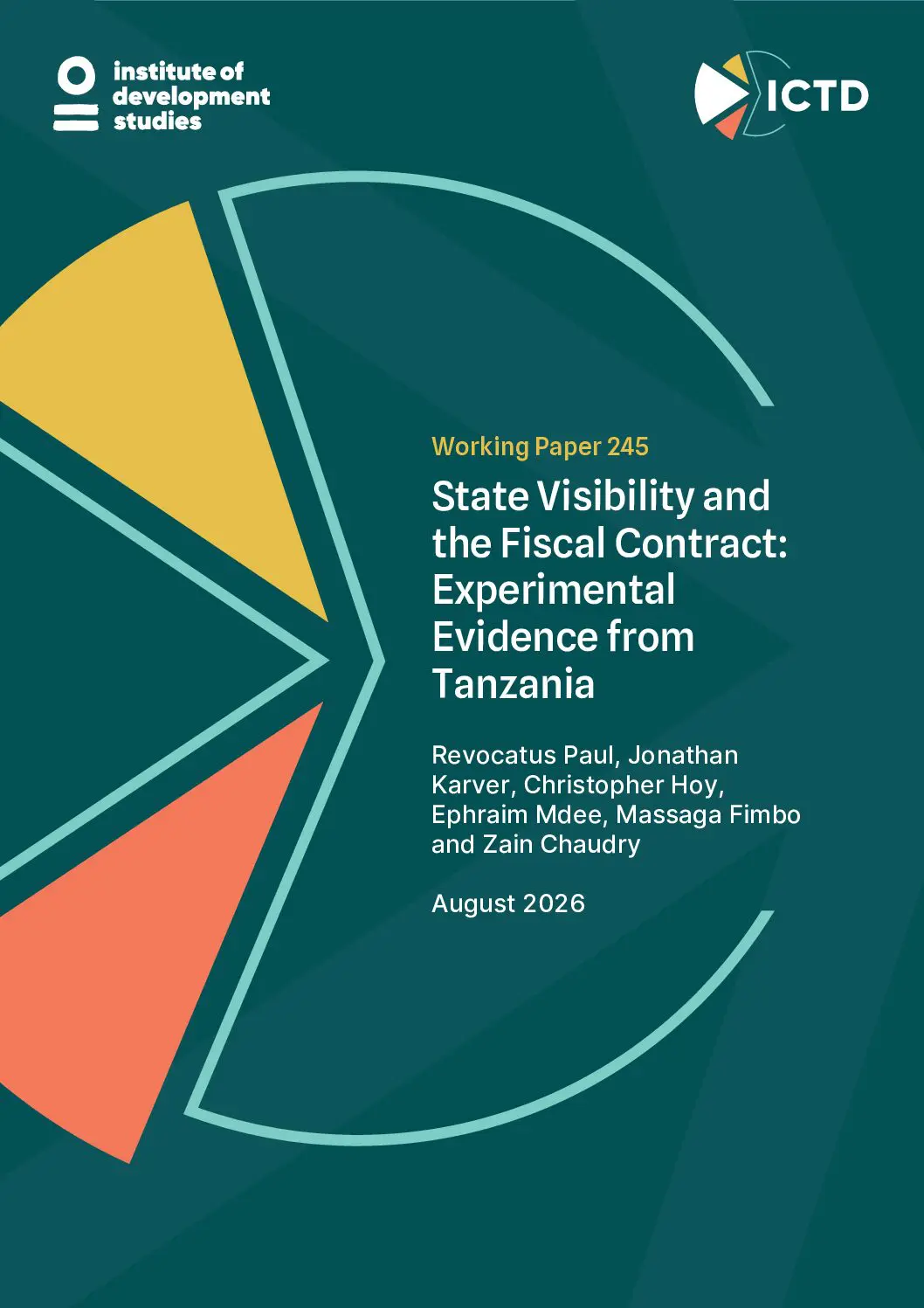 Cover of ICTD Working Paper 245