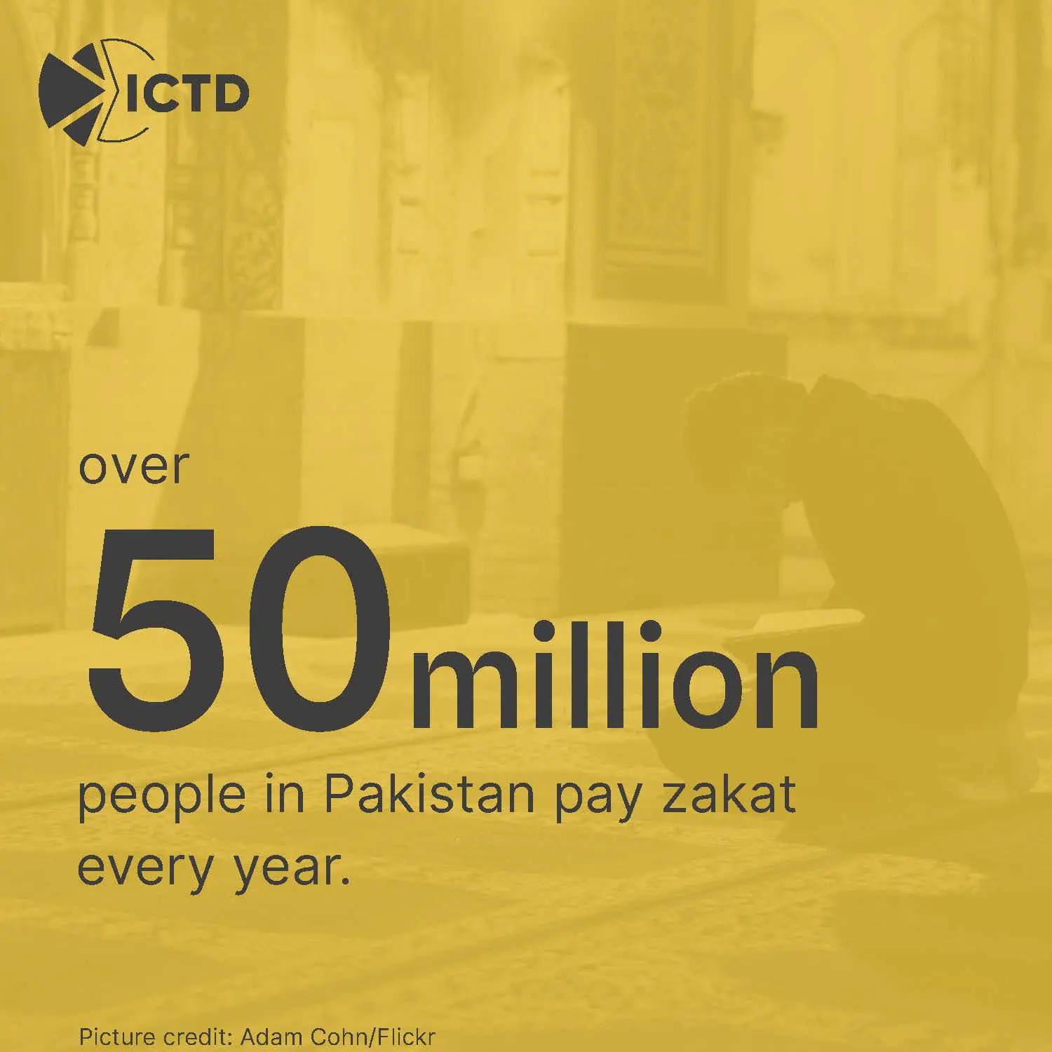 Slide 4 of 8: over 50 million people in Pakistan pay zakat every year
