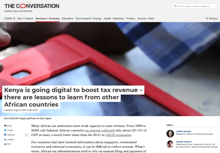 Celeste Scarpini and Fabrizio Santoro pen a piece in 'The Conversation'