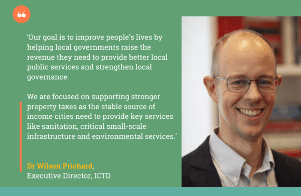 quote from ICTD Director Wilson Prichard