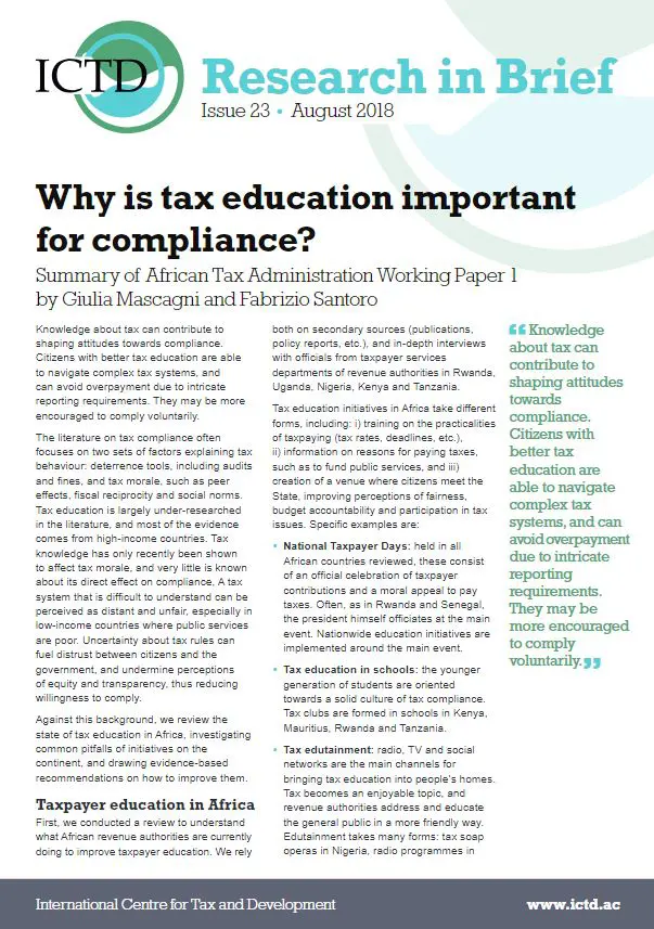 Why is Tax Education Important for Compliance?