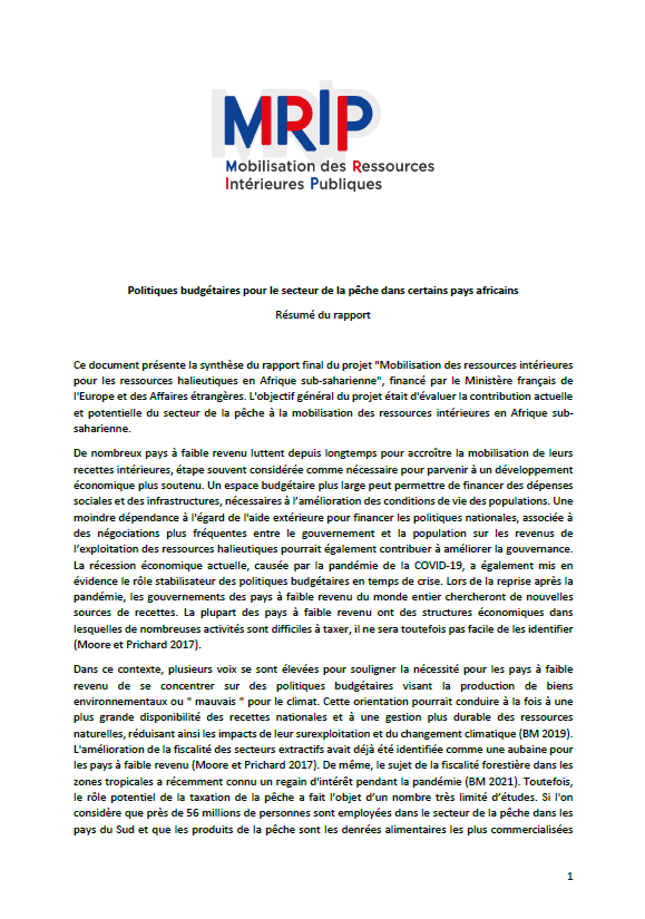 Resume-rapport-MRIP