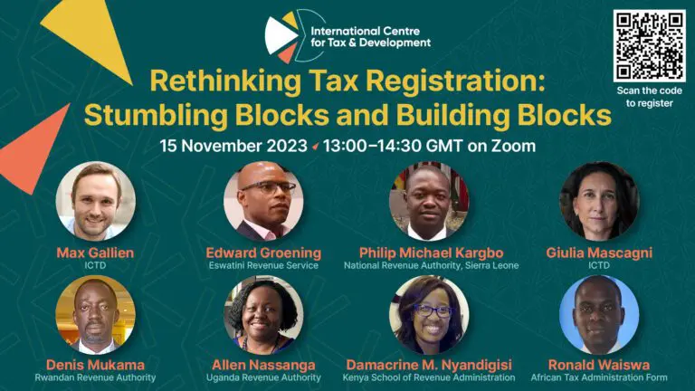 Rethinking mass tax registration campaigns: challenges and solutions