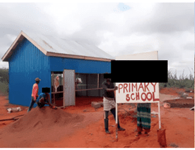 Primary school built through the DIALOGUE project in Somalia