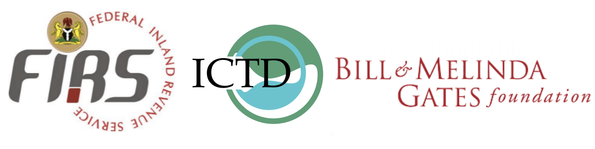 Logos of FIRS, ICTD and the Bill & Melinda Gates Foundation