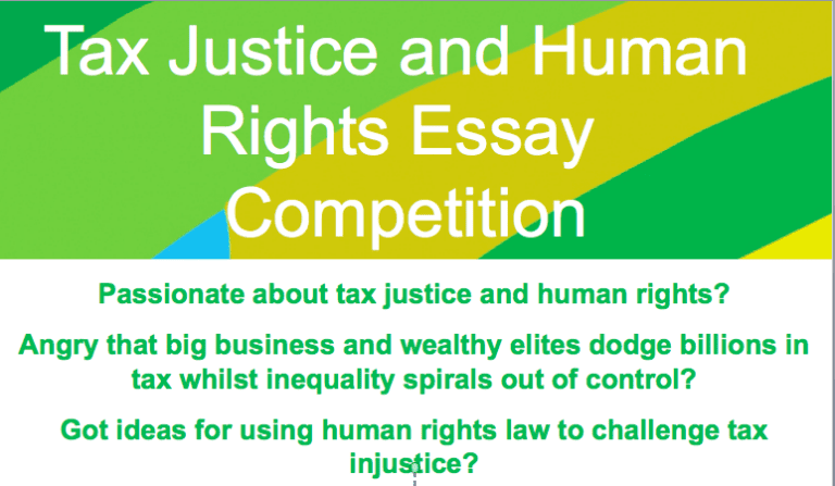 Concours d'essais Oxfam – justice fiscale et droits humains