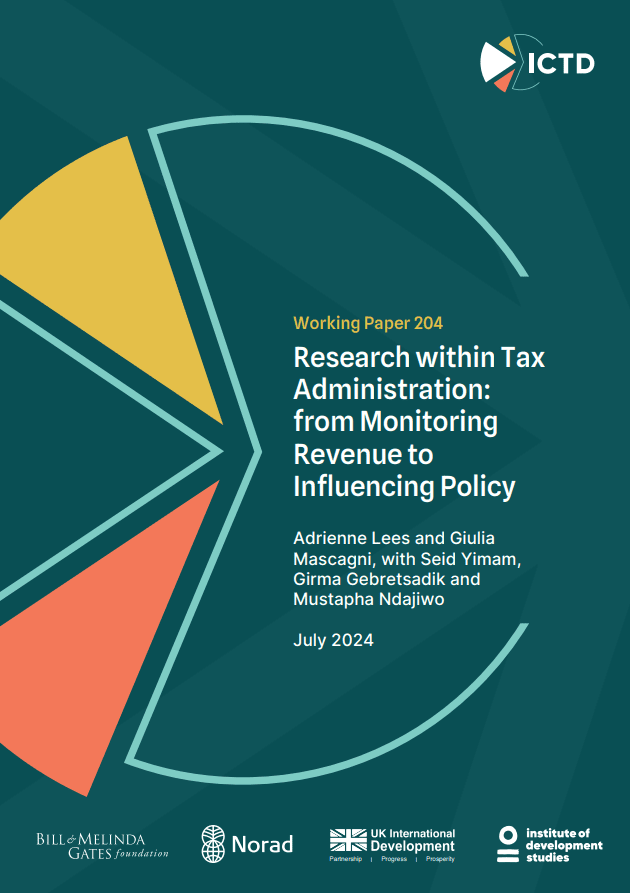 Research within Tax Administration: from Monitoring Revenue to Influencing Policy