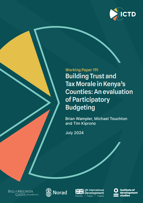 Building Trust and Tax Morale in Kenya’s Counties: An evaluation of Participatory Budgeting