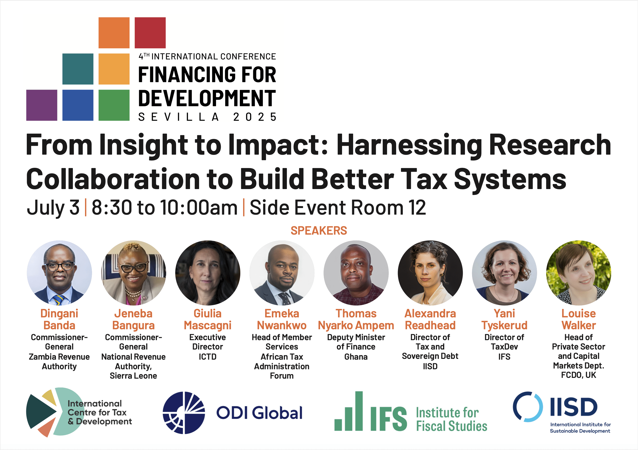 FfD4 Side Event | From Insight to Impact: Harnessing Research Collaboration to Build Better Tax Systems