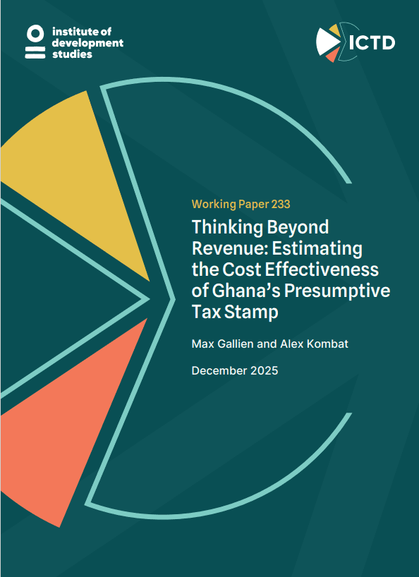 Thinking Beyond Revenue: Estimating the Cost Effectiveness of Ghana’s Presumptive Tax Stamp