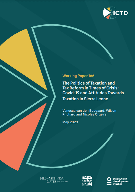 The Politics of Taxation and Tax Reform in Times of Crisis: Covid-19 and Attitudes Towards Taxation in Sierra Leone