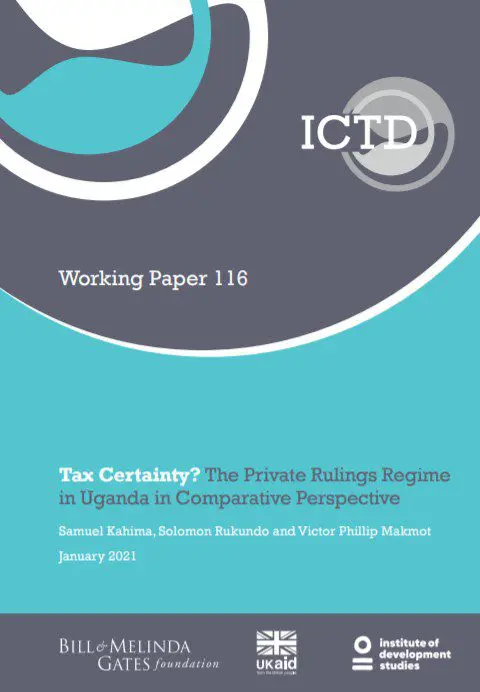 Tax Certainty? The Private Rulings Regime in Uganda in Comparative Perspective