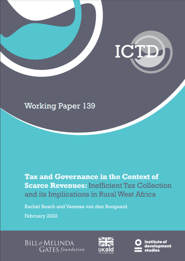 Tax and Governance in the Context of Scarce Revenues: Inefficient Tax Collection and its Implications in Rural West Africa