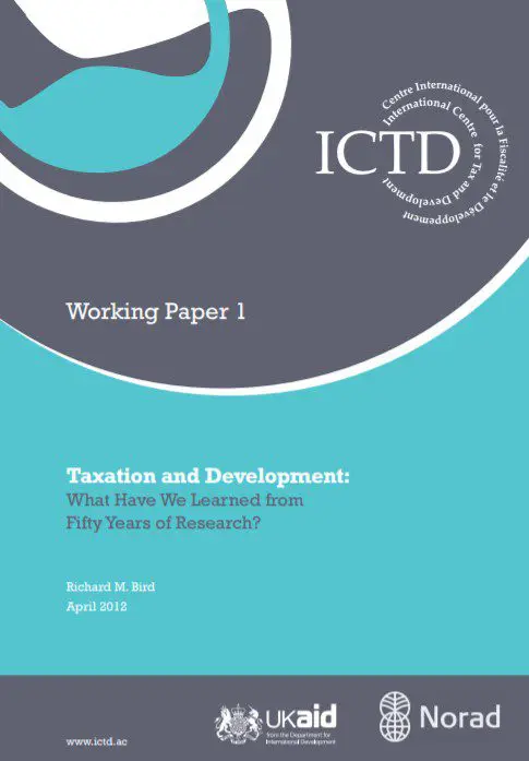 Taxation and Development: What Have We Learned from Fifty Years of Research?