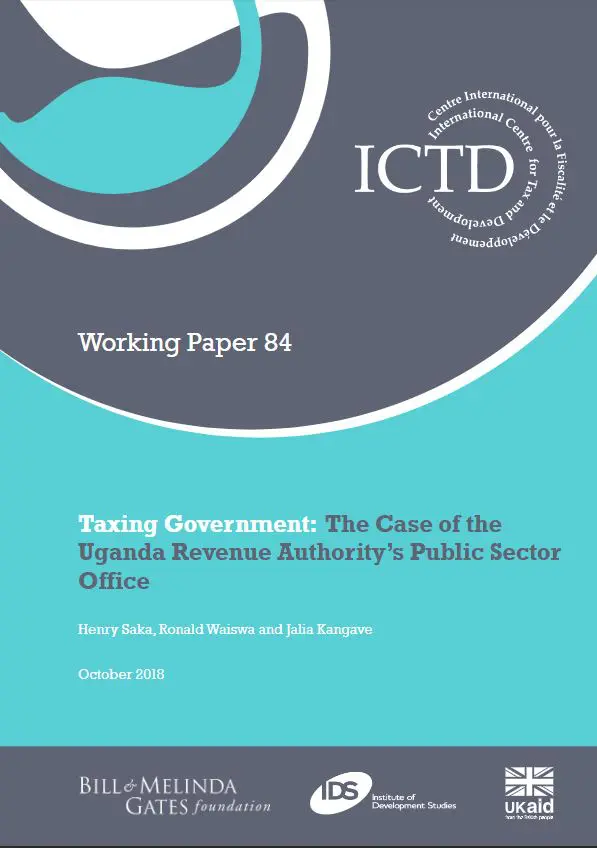 Taxing Government: The Case of the Uganda Revenue Authority’s Public Sector Office