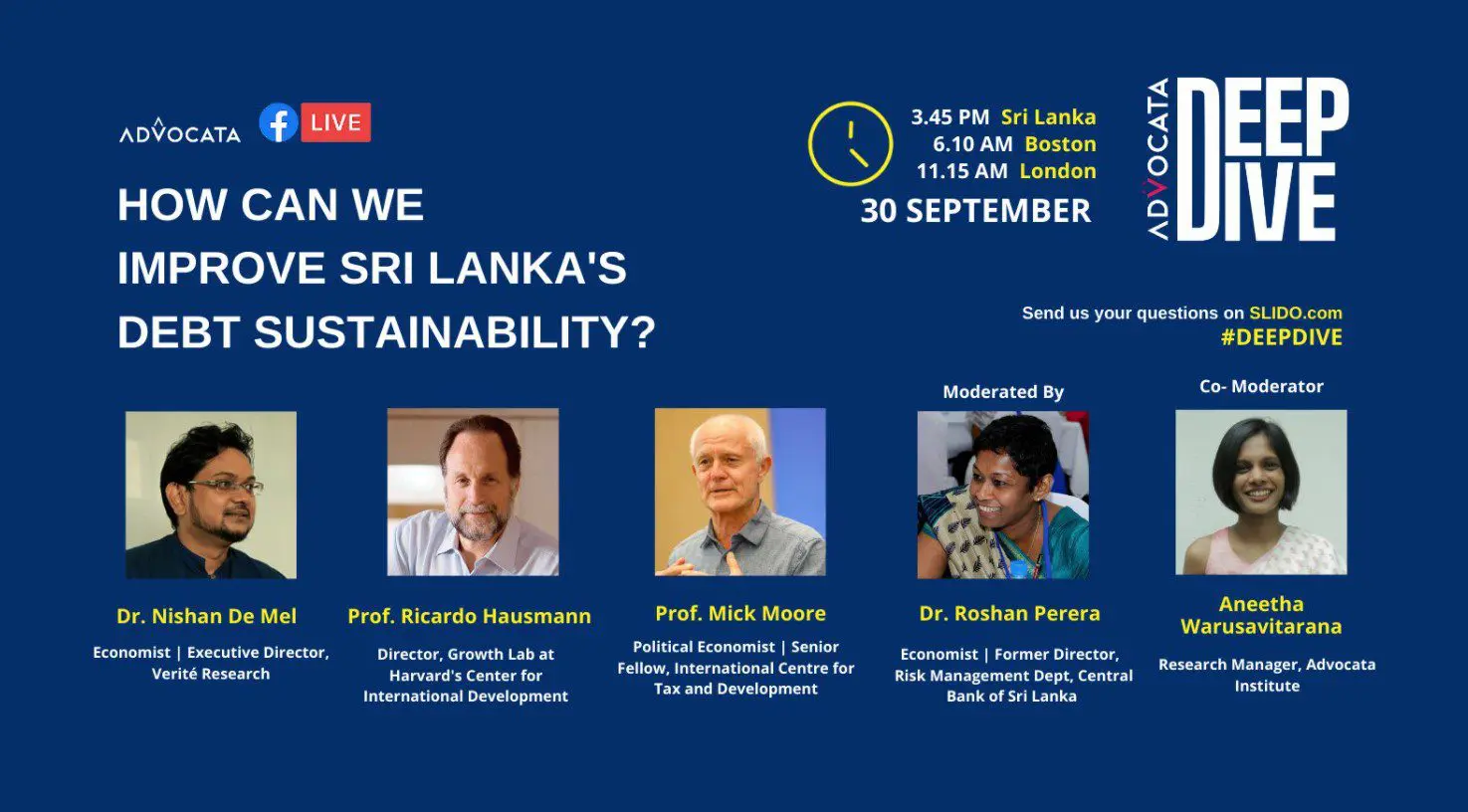 Comment améliorer la soutenabilité de la dette du Sri Lanka ? (en ligne)