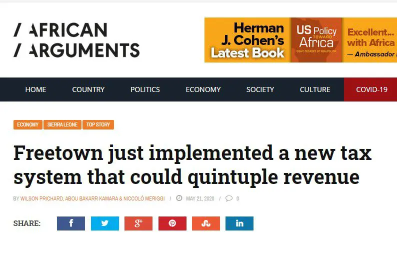 Un blog de Wilson Prichard publié par African Arguments et republié par AllAfrica