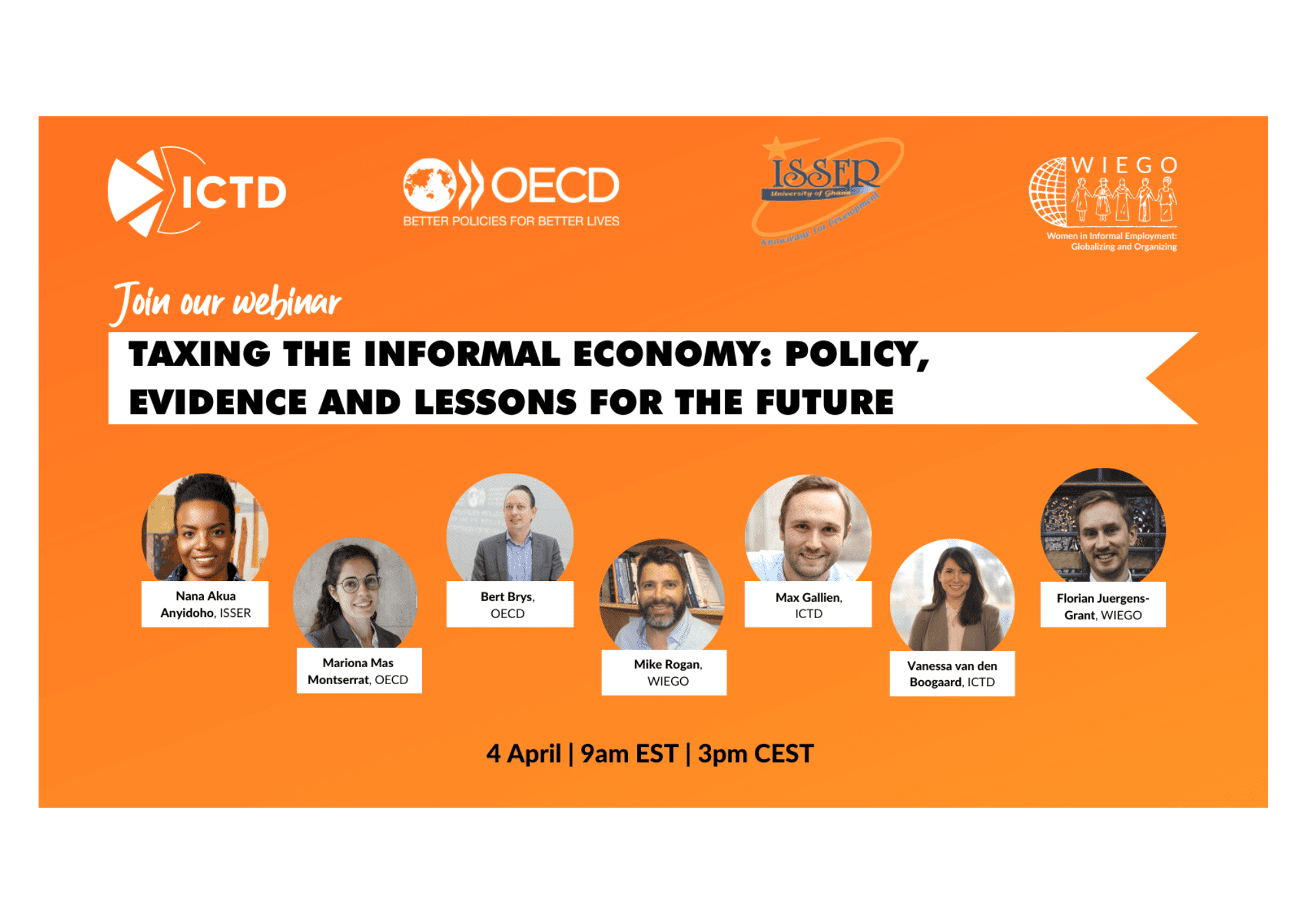 Webinaire - Imposer l'économie informelle : politiques, données et enseignements pour l'avenir