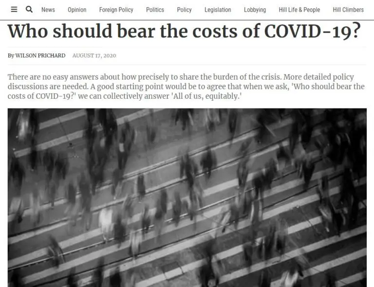 Wilson Prichard's opinion piece in The Hill Times