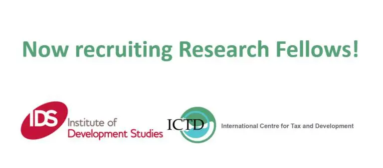 L'IDS et l'ICTD recrutent 2 à 3 chargés de recherche