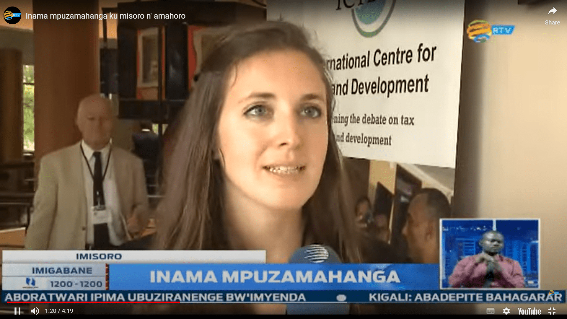 La réunion annuelle de l’ICTD diffusée sur Rwanda TV