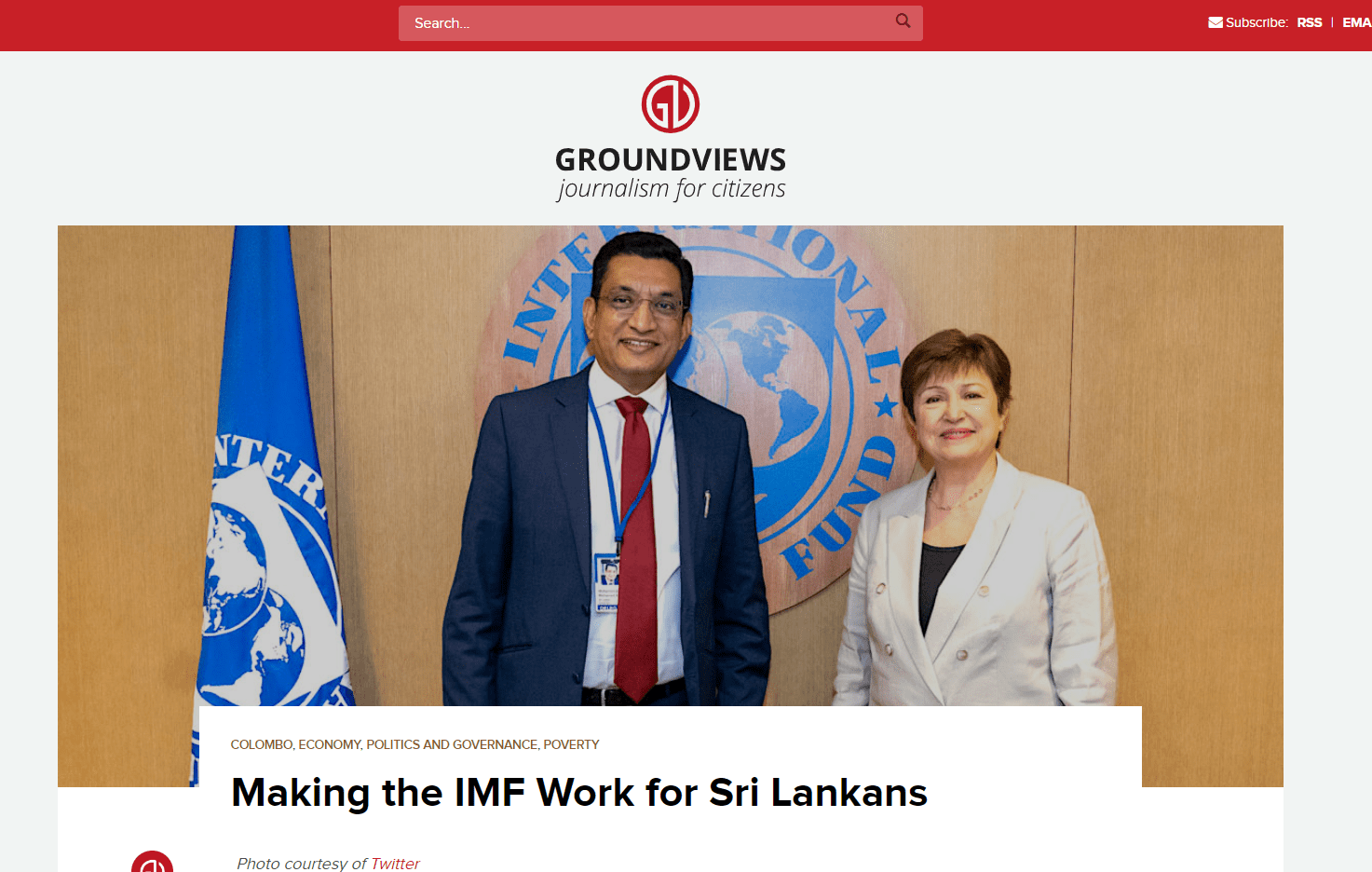Mick Moore publié dans Groundviews et cité par le média sri-lankais Daily FT