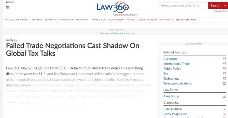 Martin Hearson quoted in Law360
