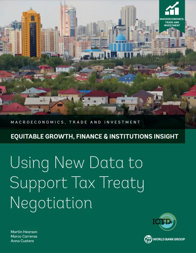 Using New Data to Support Tax Treaty Negotiation book cover