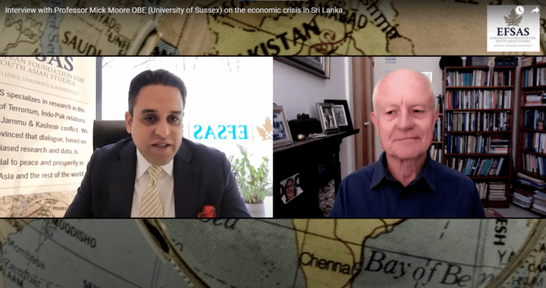 Mick Moore featured in six outlets on Sri Lankan crisis