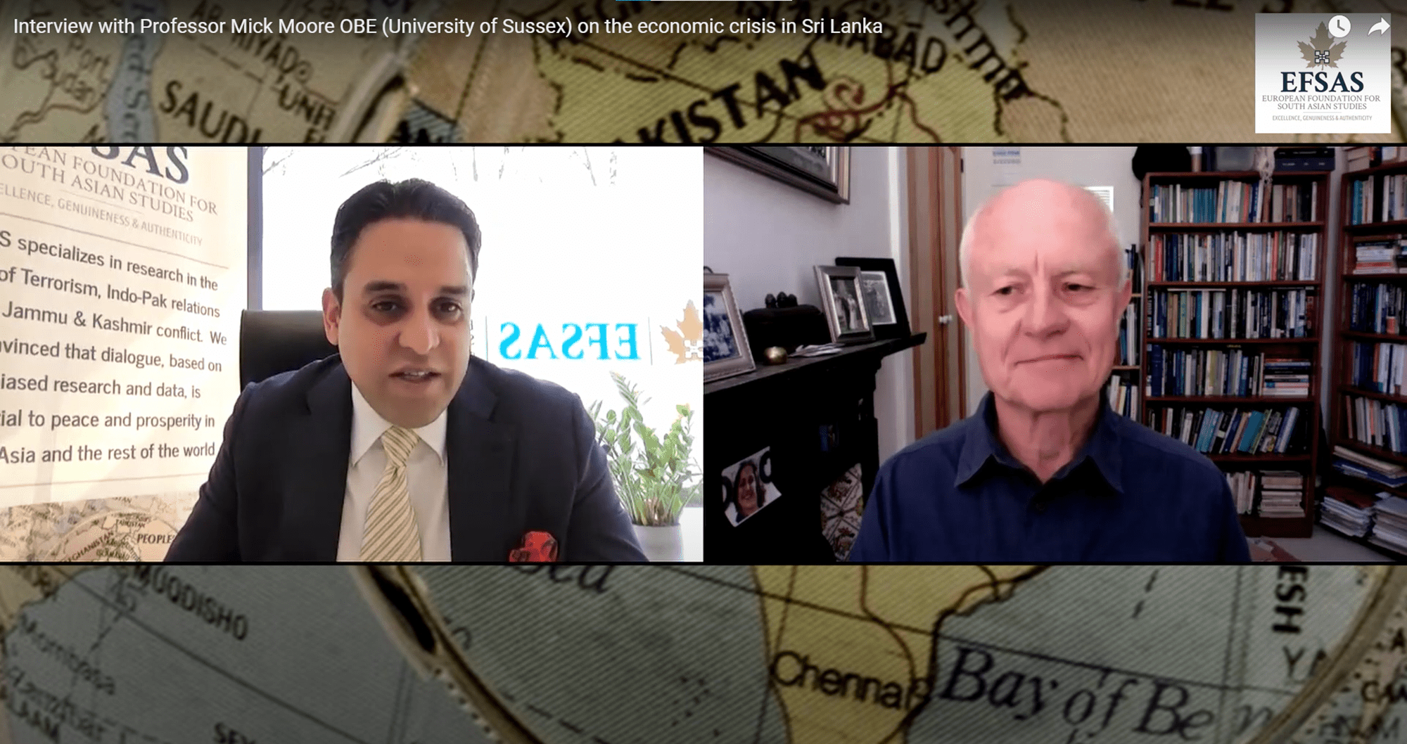 Mick Moore cité par six médias au sujet de la crise sri-lankaise