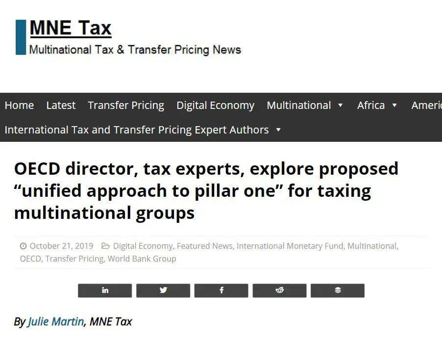 MNE Tax cite Martin Hearson dans son dernier article