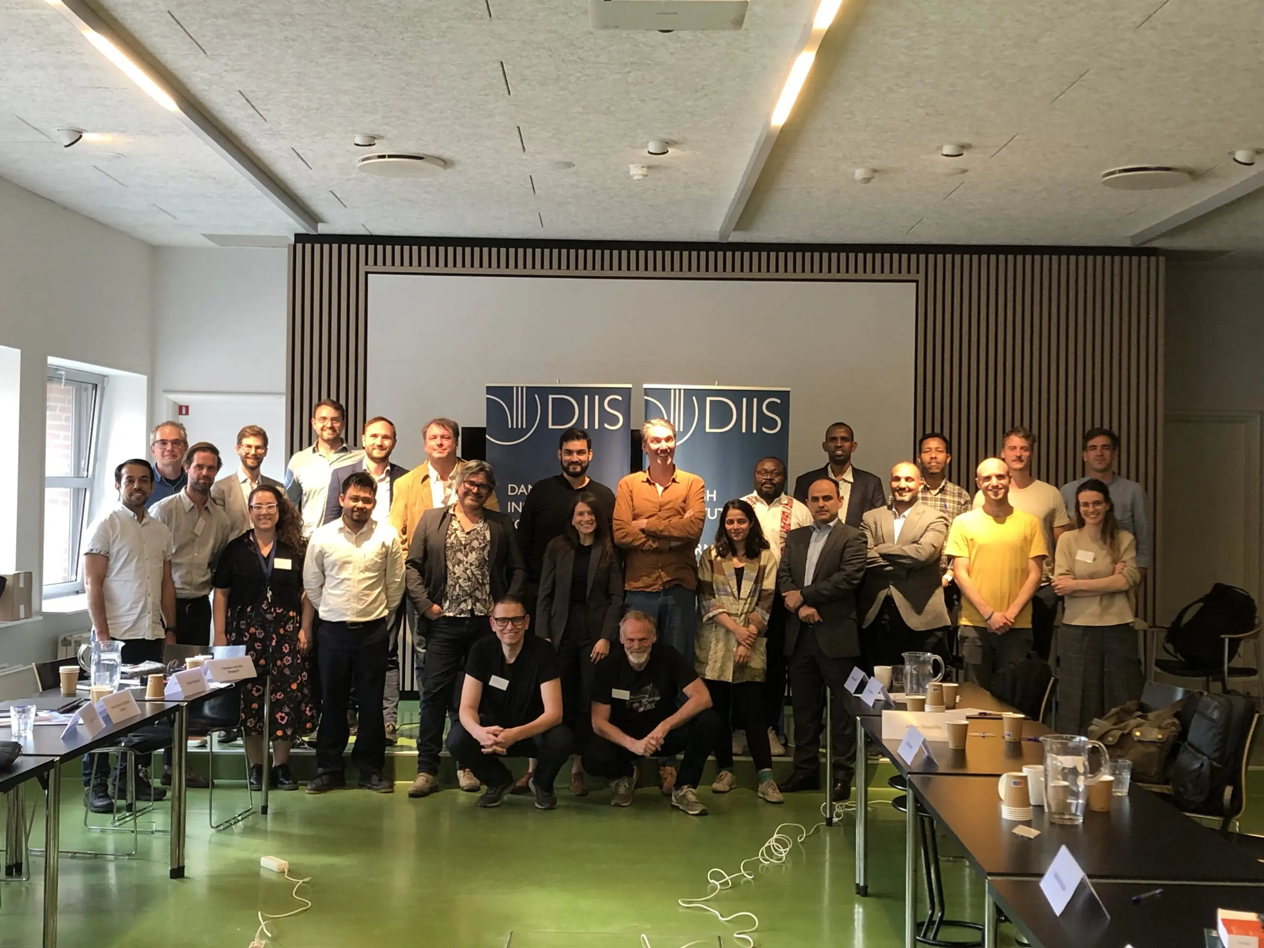 Group photo of workshop participants at DIIS