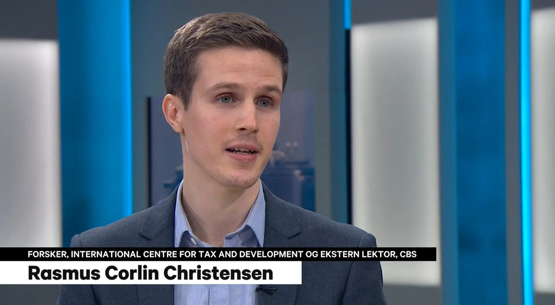 Rasmus Corlin Christensen interrogé à la télévision danoise