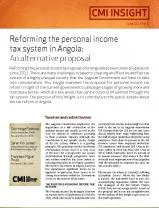 Reforming the personal income tax system in Angola: An alternative proposal
