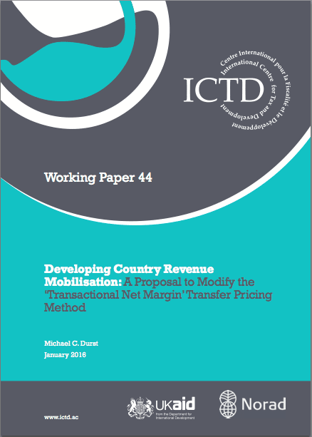 Developing Country Revenue Mobilisation: A Proposal to Modify the ‘Transactional Net Margin’ Transfer Pricing Method