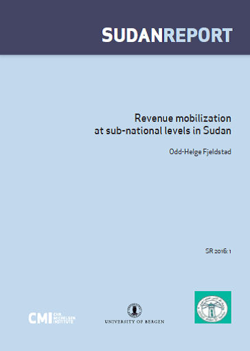 Revenue mobilization at sub-national levels in Sudan