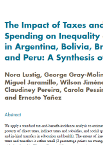 The Impact of Taxes and Social Spending on Inequality and Poverty in Argentina, Bolivia, Brazil, Mexico, and Peru: A