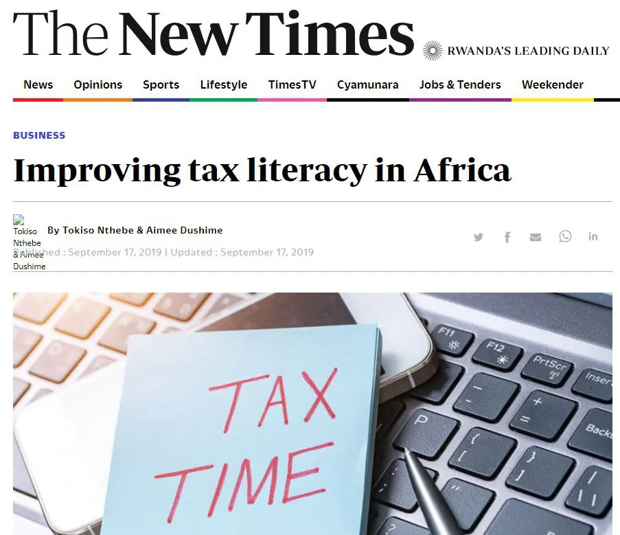 Les travaux de l’ICTD repris dans un article de The New Times