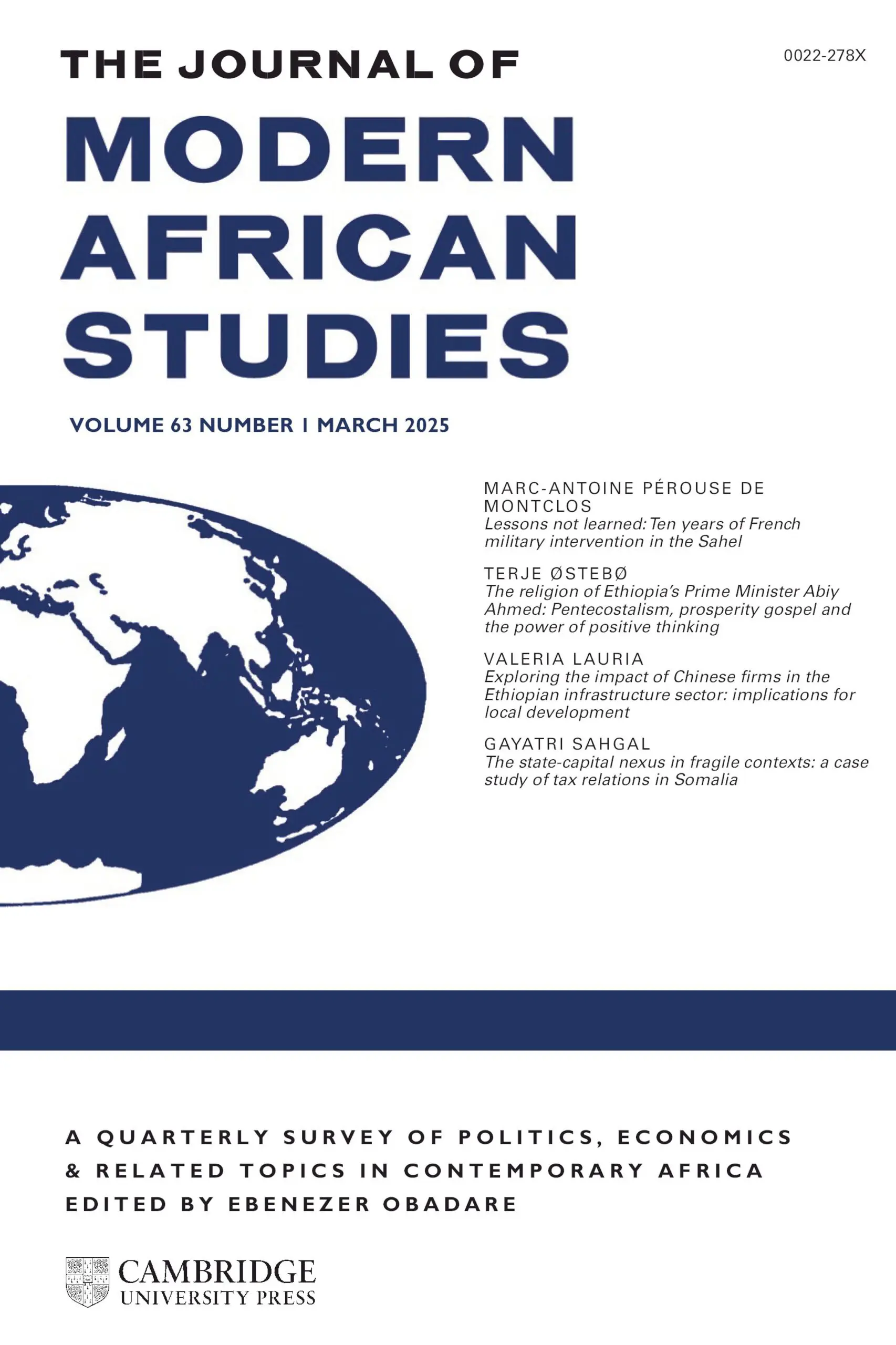 The state-capital nexus in fragile contexts: a case study of tax relations in Somalia